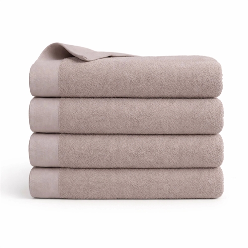 Katoenen handdoek - 100% katoen - Badhanddoek 70x140 cm - Klaproos - Roze